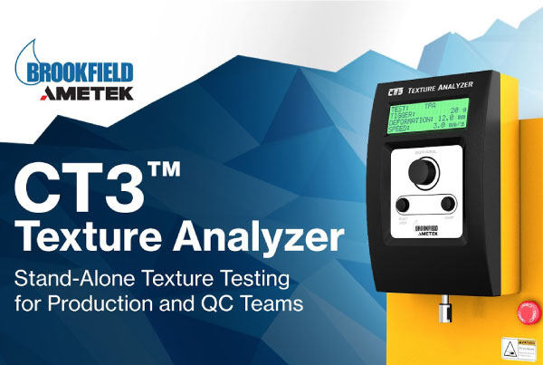 CT3 Texture Analyzer AMETEK Brookfield